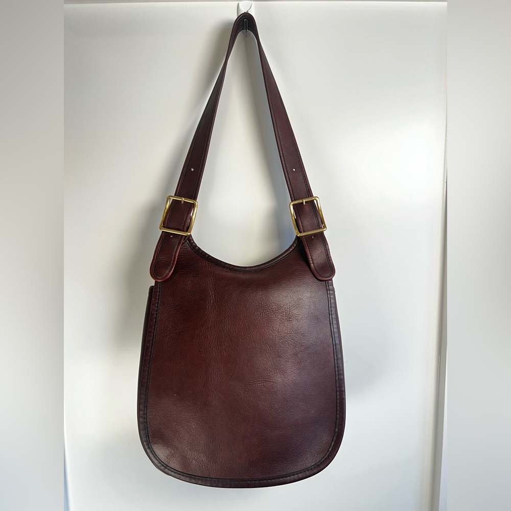 VINTAGE Michael Green Seattle Leather Saddle Bag